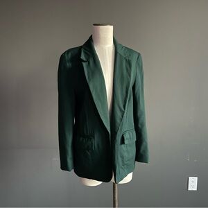 Pendleton 100% Wool Blazer Emerald Green | Classic Tailored Jacket | Made in USA